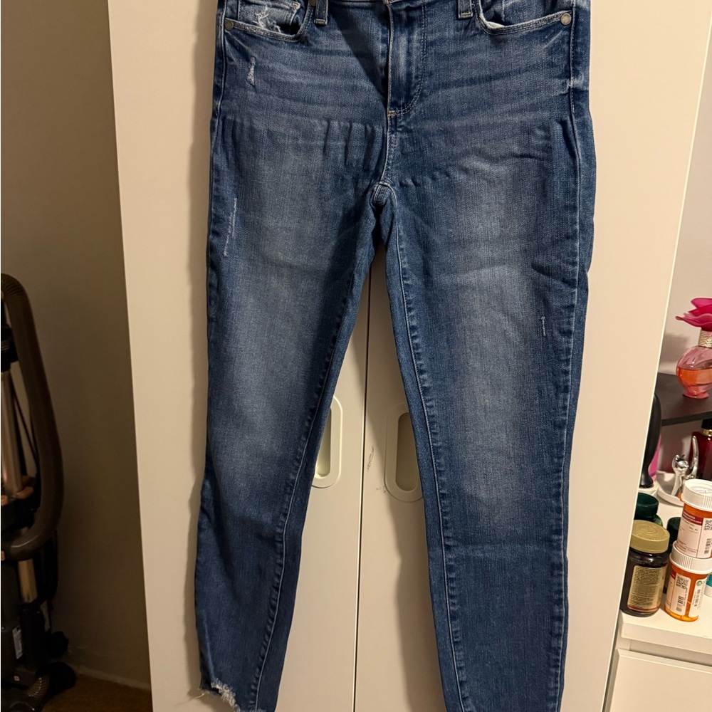 PAIGE Blue Skinny Jeans size 25